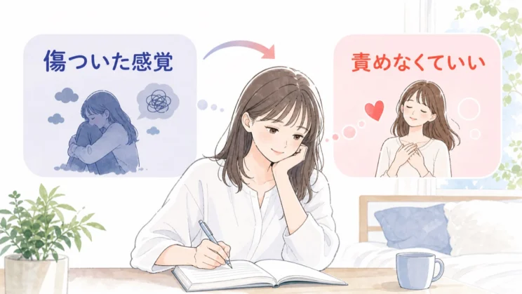 傷ついた感覚は、まず責めずに受け止めてよい反応です。