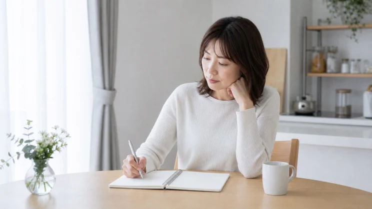 言葉にする前に、自分の願いを書き出す時間も助けになります。