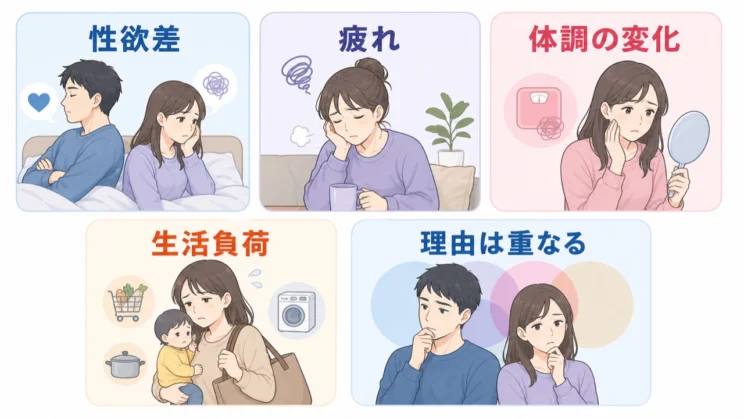 レスの背景は、ひとつの理由だけで説明できないことがあります。