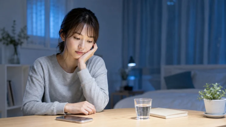 夜の衝動は、明日の朝まで待つだけでも少し距離を置けます。