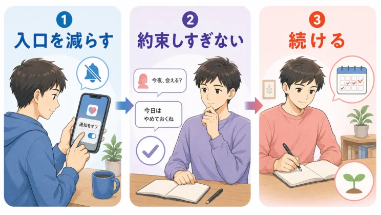 言葉で誓うより、繰り返さないための小さな行動を続けることが信頼につながります。