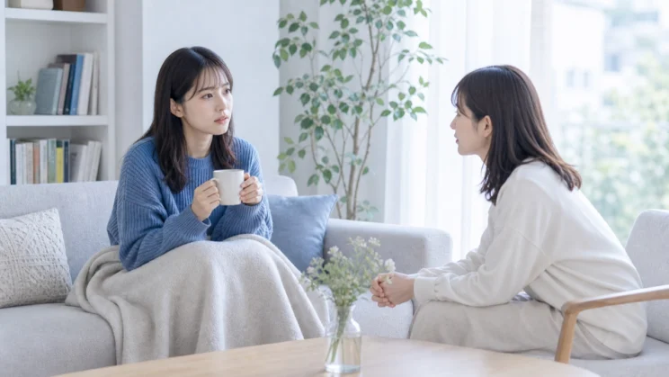 心が追いつかない日は、眠る・食べる・話す足元を優先します。
