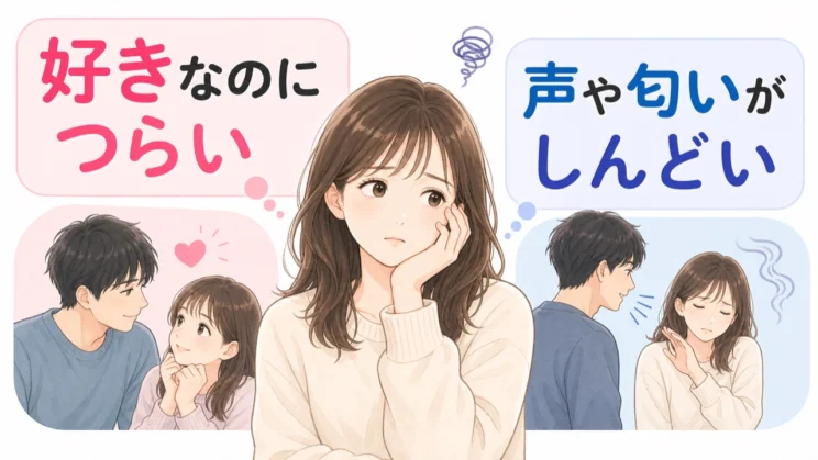 好きな気持ちと拒否感が同時にある混乱は、心と体の両方から起こることがあります。