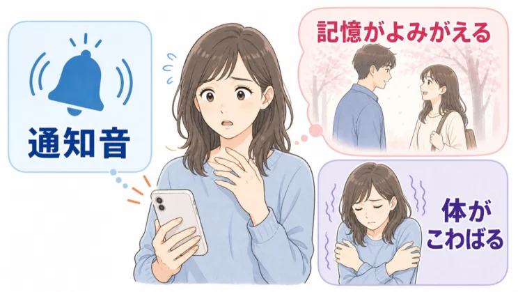 通知音や似た場面が、記憶の引き金になることがあります。