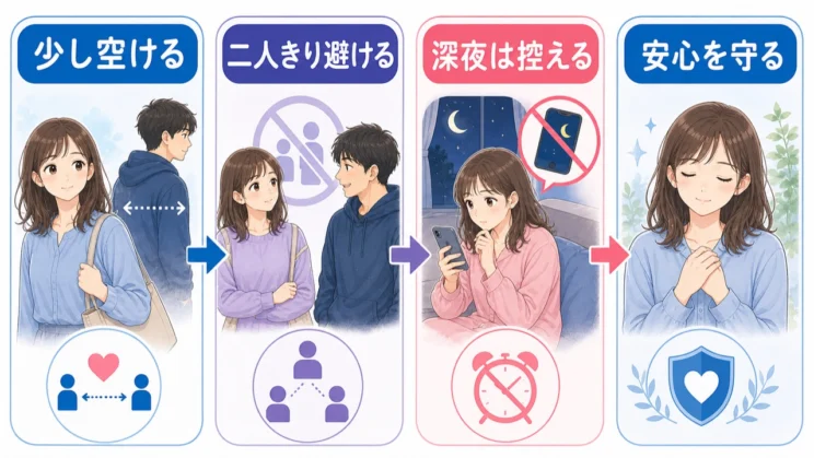 距離を整える工夫は、関係を壊すためではなく自分の安心を守るための調整です。