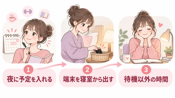 待つ以外の時間を少しずつ増やすことで、生活の足場を取り戻しやすくなります。